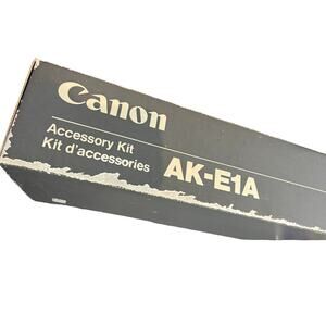 Vintage‎ Canon AK-E1A Accessory Kit CA-E1, BC-E1, RU-E1 and more
